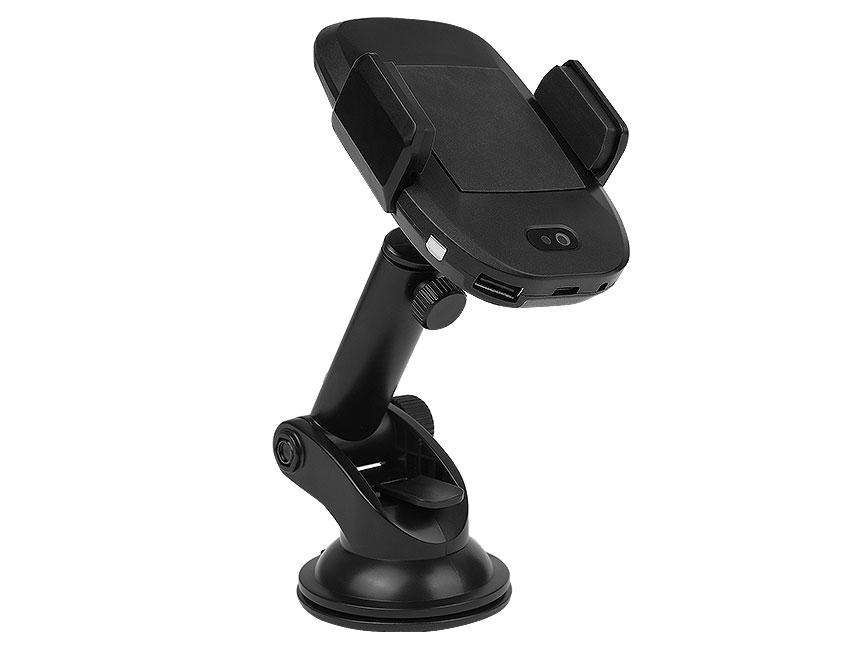 Qi Wireless Fast Charger Car Mount with Automatic Infrared Sensor