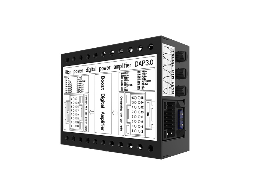 Eonon  4 Channel DSP Amplifier for Car Radios