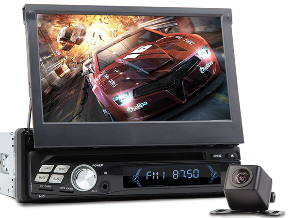 Eonon 1-DIN Android 4.4.4 Quad-Core 7″ Multimedia Car GPS + HD Backup Camera