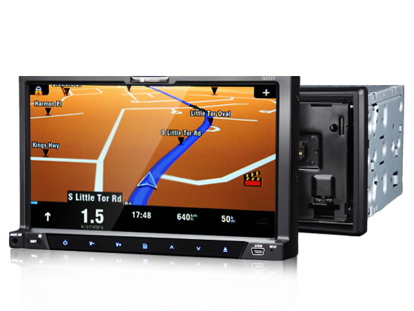 7 Inch Motorized Digital Touch Screen 2 Din Car DVD Player + GPS + US/CA/EU/AU/NZ Map(G2223)