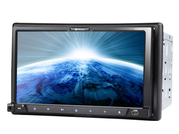 7 Inch Motorized Digital Touch Screen 2 Din Car DVD Player + GPS + US/CA/EU/AU/NZ Map(G2223)