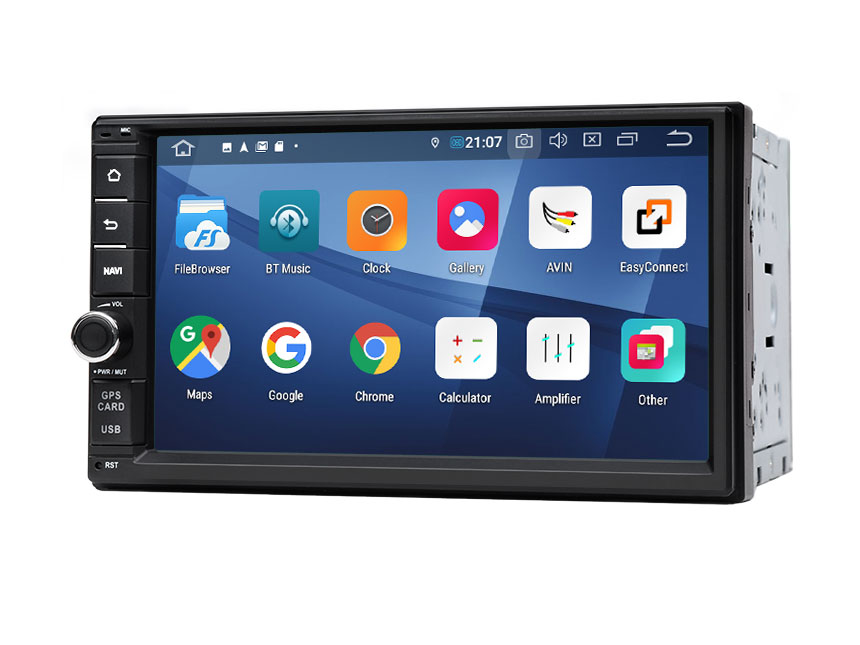   Eonon Independence Day Sale Android 9.0 Pie Universal Double Din Car Stereo with 7 Inch HD Touchscreen Car GPS Navigation Support Bluetooth 5.0 4G Wi-Fi
