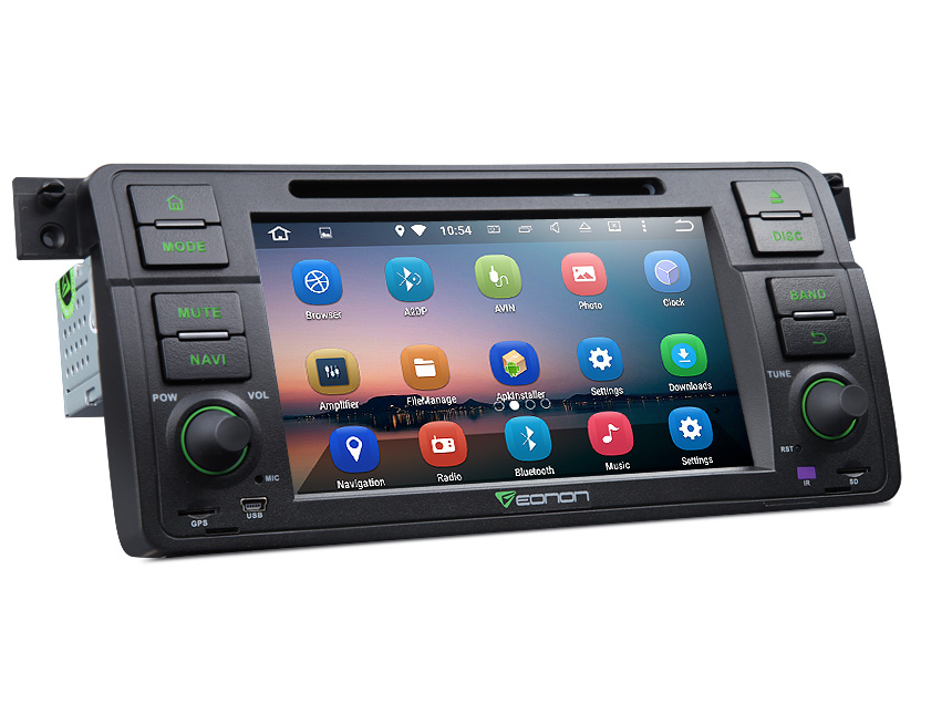 BMW E46 Android 5.1.1 Lollipop Quad-Core 7″ Multimedia Car DVD GPS with Mutual Control EasyConnection
