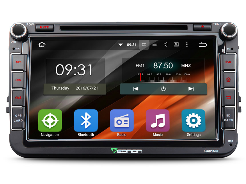 Eonon GA6153F, Volkswagen Android 5.1 Car GPS, Volkswagen Android  Navigation