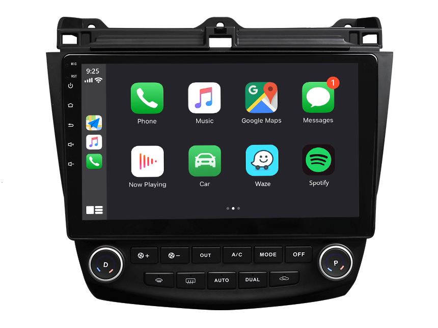 Eonon Honda Accord 2003-2007 10.1 Inch Android 10 Car Stereo Built-in Apple CarPlay Car GPS Navigation Built-in DSP Head Unit
