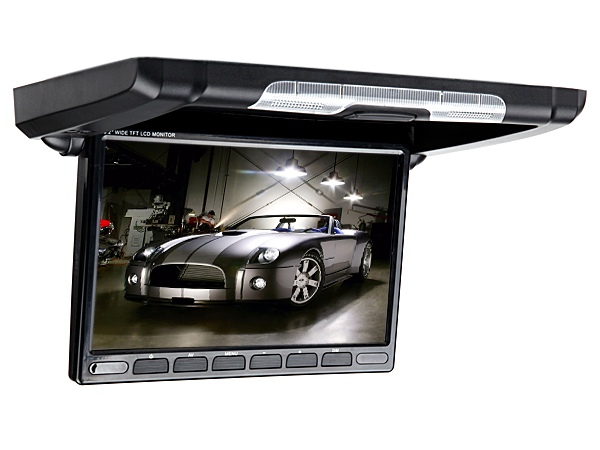 10.2 Inch Digital Wide-Screen Car Flip Down Monitor - IR Transmit Earphone (L0103)