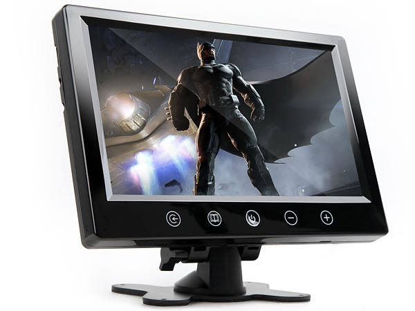 9″ Digital Screen Stand Alone LCD Monitor with Built-In VGA Port