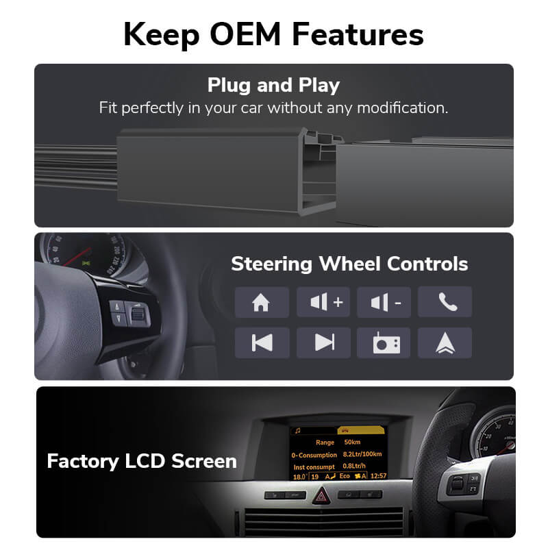 Eonon Prime Day Sale Holden/Opel/Vauxhall Android 13 Wireless CarPlay & Android Auto Car Radio