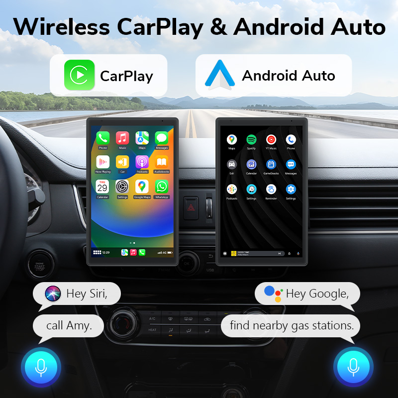 Eonon Black Friday Sale 8.95 Inch Portable Car Stereo Support Wireless CarPlay & Android Auto