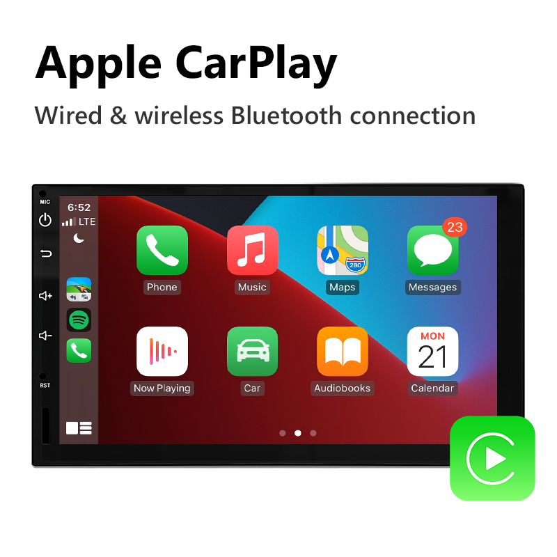 Eonon 7 Inch Android 10 Universal Double Din Car Stereo Support Wireless Apple CarPlay & Android Auto - Q04PRO