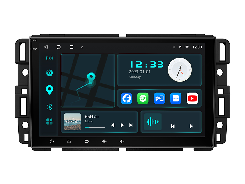 Eonon Chevrolet GMC Buick Android 10 Car Stereo with Built-in Wireless Apple CarPlay & Android Auto 8 Inch Full touch IPS Screen Car Radio.
