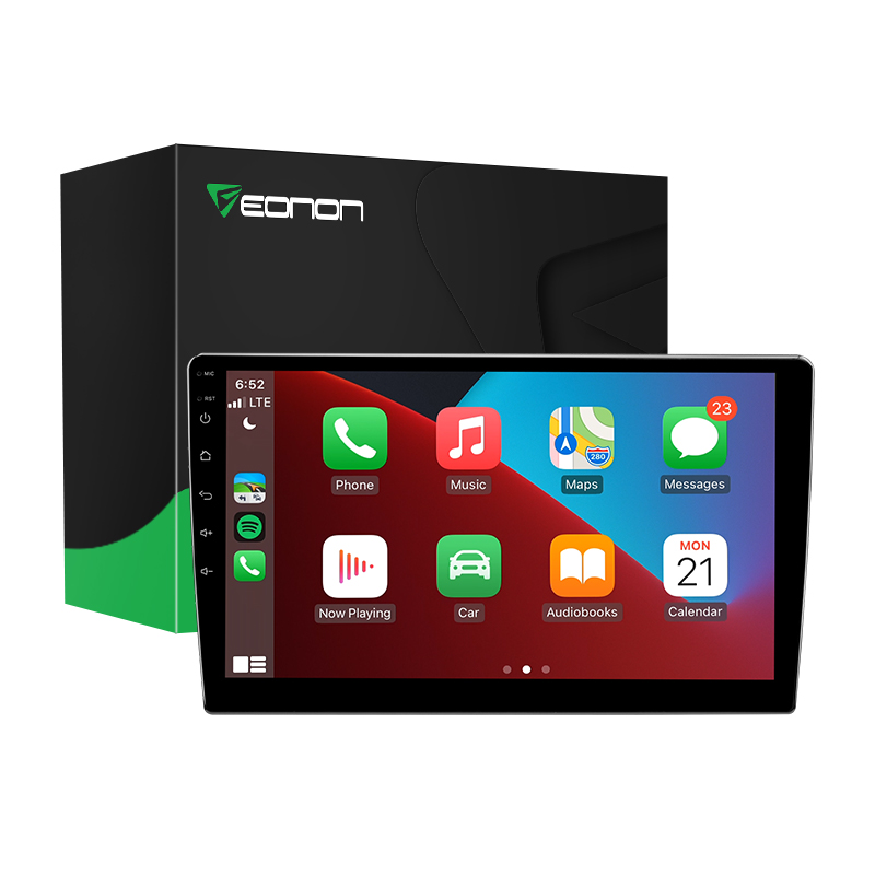 Eonon May Day Sale  10.1 Inch Android 11 Universal Double Din Car Stereo Support Wired and Wireless Apple CarPlay & Android Auto Built-in DSP Android Car Radio - R03