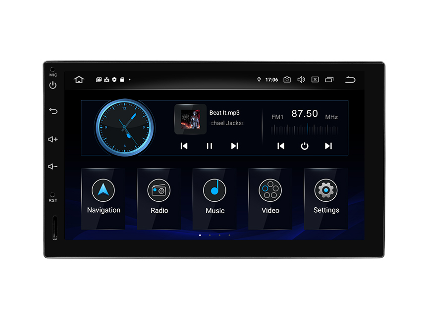 Eonon 7 Inch Android 11 Universal Double Din Car Stereo Support Wireless Apple CarPlay & Android Auto with Built-in DSP Android Car Radio - R04