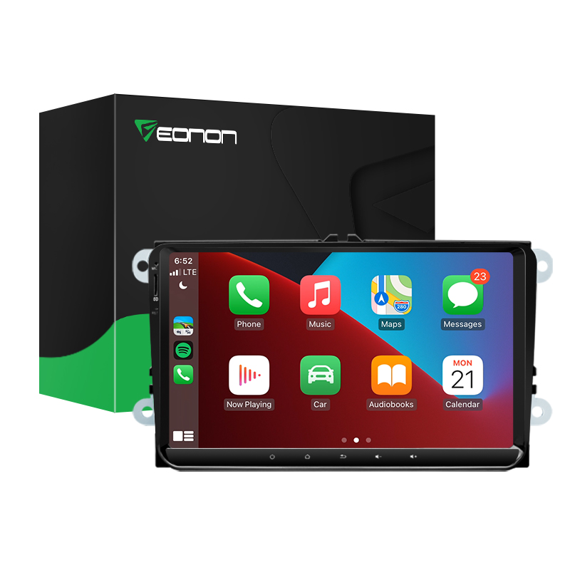 Eonon May Day Sale  Volkswagen SEAT SKODA Android 11 Car Stereo Support Wired and Wireless Apple CarPlay & Android Auto 9 Inch IPS Display Android Car Radio - R53