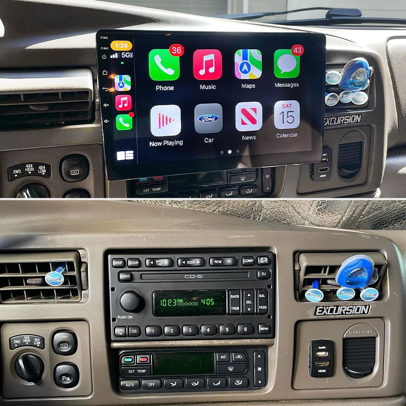 RN120 Universele 2 DIN autoradio met CarPlay en Android Auto