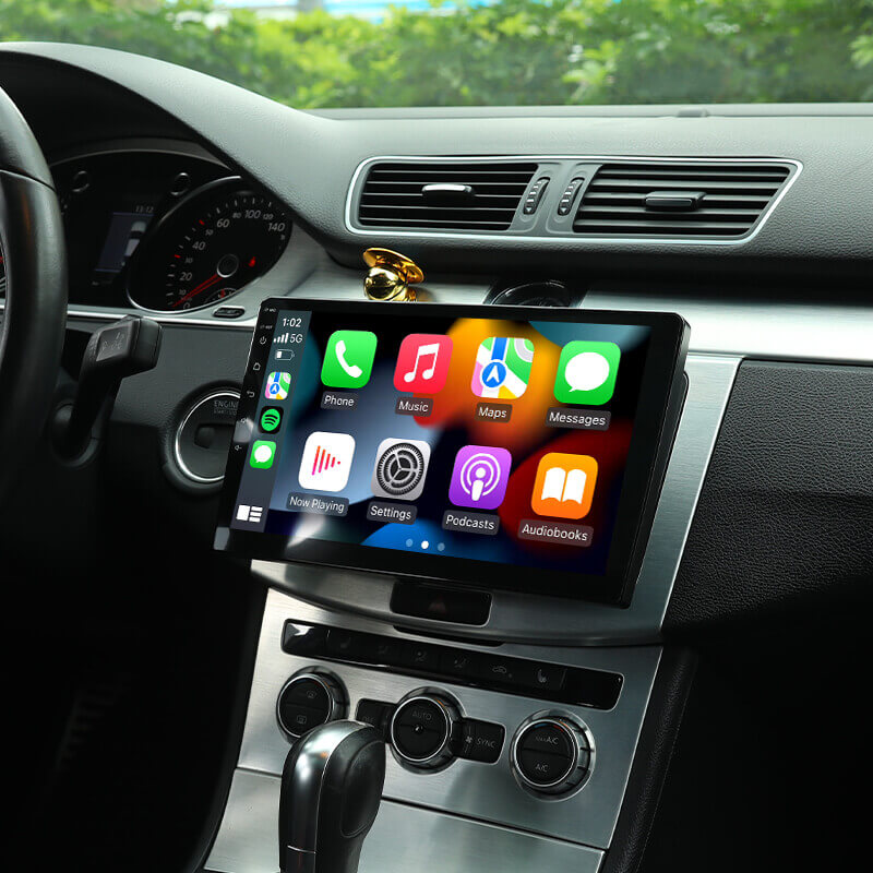 Android 12 Double Din 10.1 Car Stereo Apple CarPlay Auto Radio GPS Navi  WiFi FM 