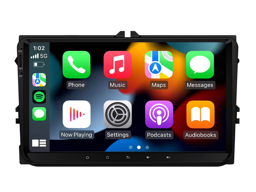 7/9 Car Apple Carplay Radio Android Auto 2 Din Touch Screen Stereo  Bluetooth