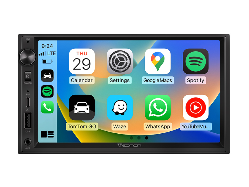 Linux 7 QLED CarPlay & Android Auto Type-C USB Fast Charge Car