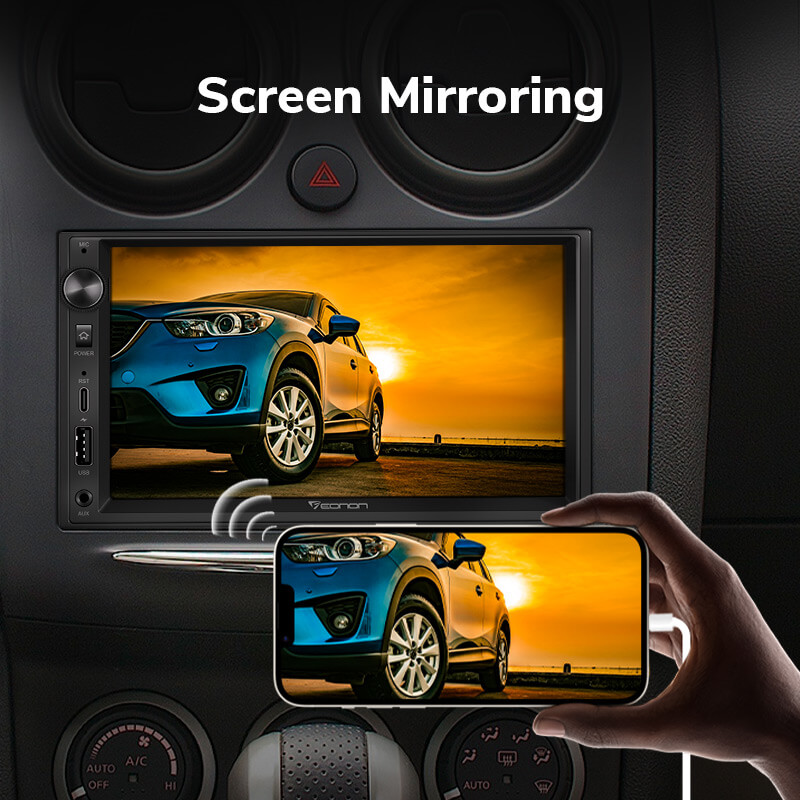 Eonon X3 Android Auto CarPlay 7 QLED 2 Din Car Stereo Radio GPS